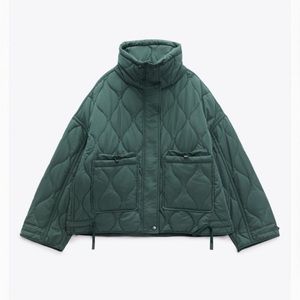 Short Green Puffer Jacket